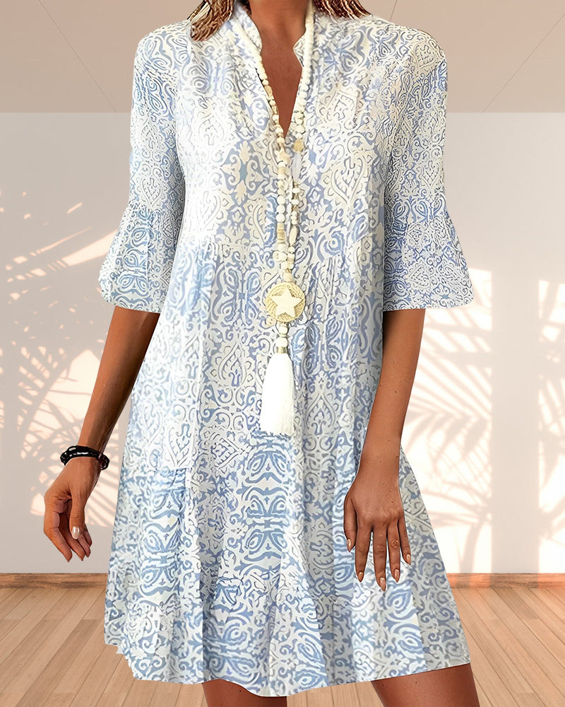 Kunigunden | Chic Floral Mini Dress for Effortless Style