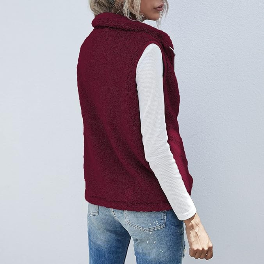 Natalie | Sleeveless Stylish Cozy Vest for Women
