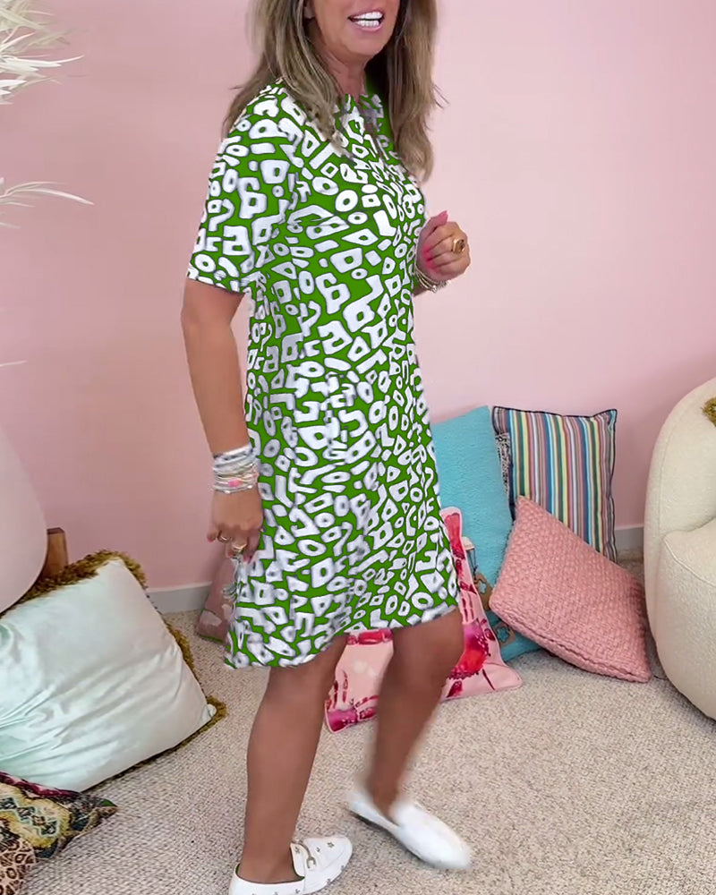 Roxy | Elegant Half Sleeved Mini Dress