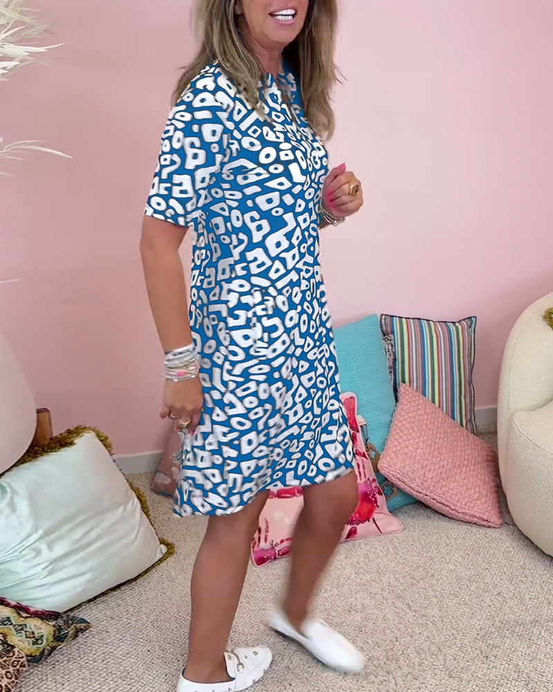 Roxy | Elegant Half Sleeved Mini Dress