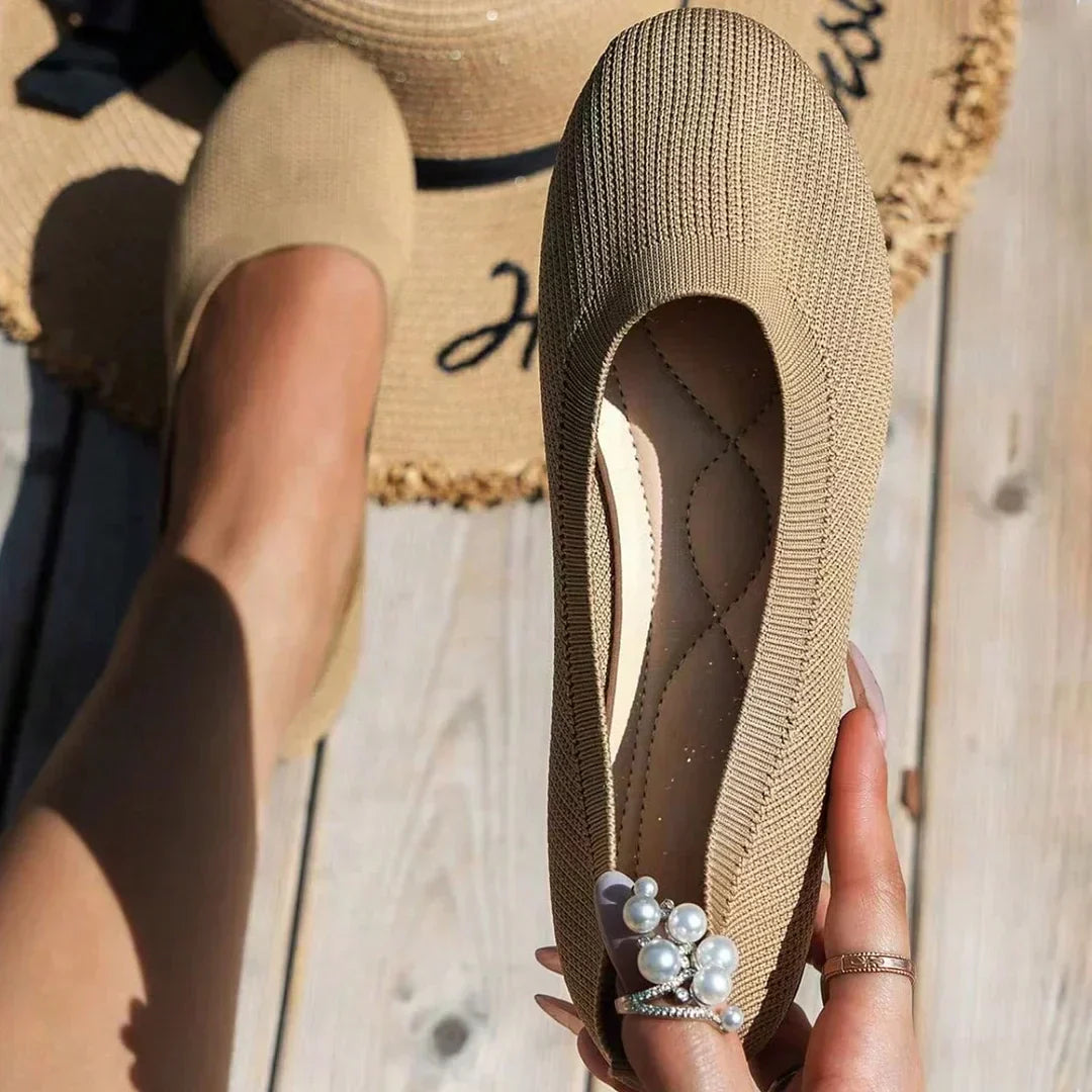 Valerie | Comfortable Non-Slip Ballet Flat Shoes