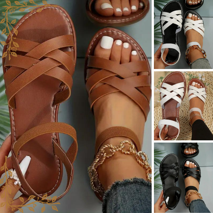 Fabiana | Stylish Leather Sandals for Women, Durable for All-Day Wear