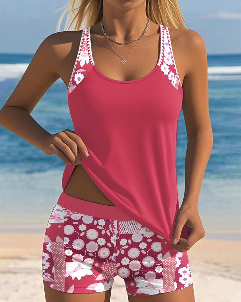 Astrid | Flattering Quick-Drying Tankini Swimsuit