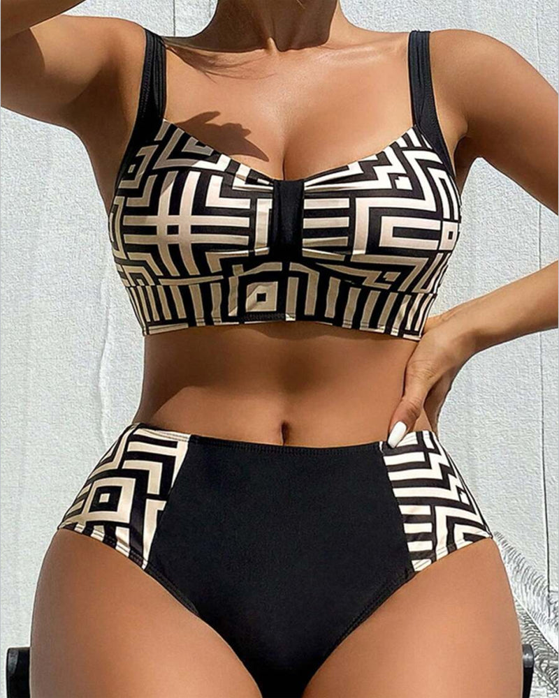Ciela | Elegant Printed Two-Piece Bikini Set