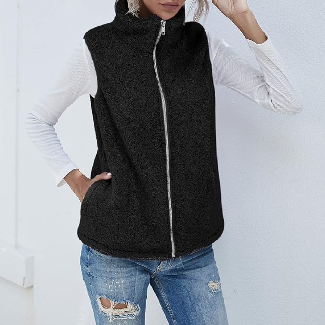 Natalie | Sleeveless Stylish Cozy Vest for Women