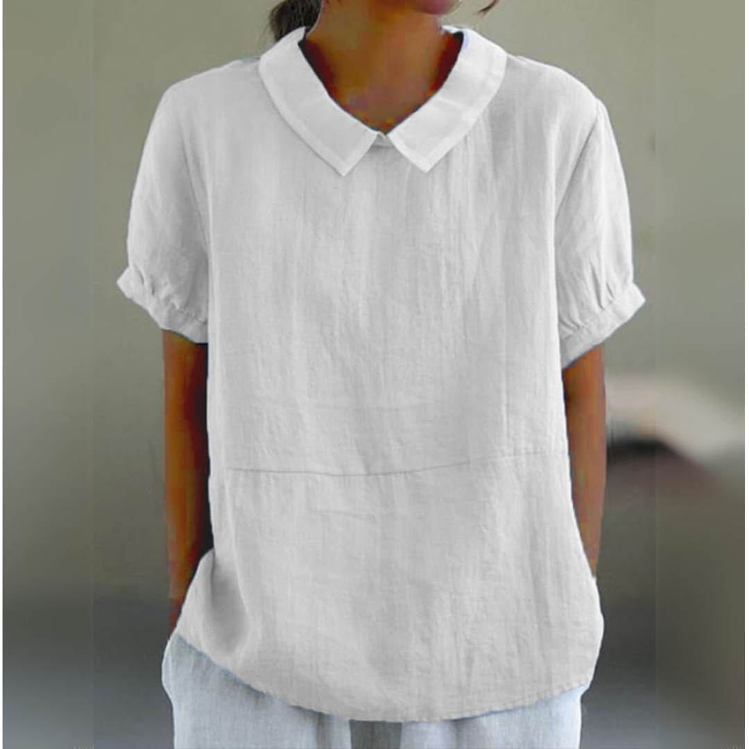 Claudia | Vibrant Polo Collar T-Shirt for Women