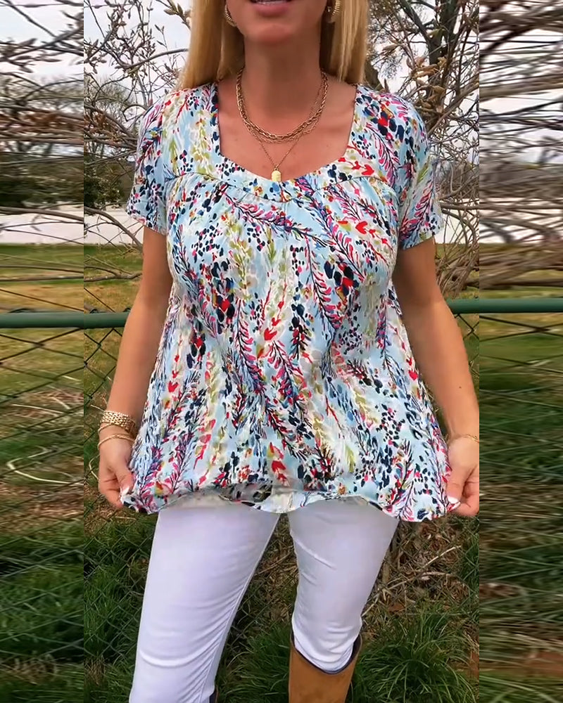 Tina | Stylish Floral Women's T-Shirt, Perfect for Casual Wear