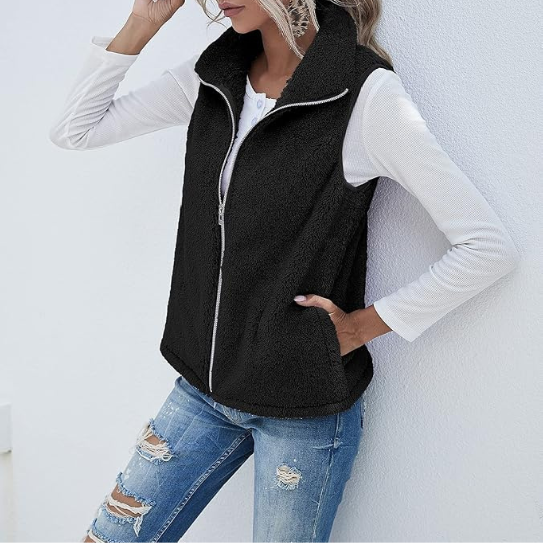 Natalie | Sleeveless Stylish Cozy Vest for Women