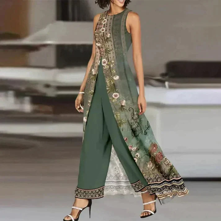 Felicity | Stylish Two-Piece Set for Women with Comfortable Green Design