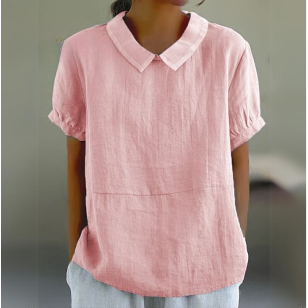 Claudia | Vibrant Polo Collar T-Shirt for Women