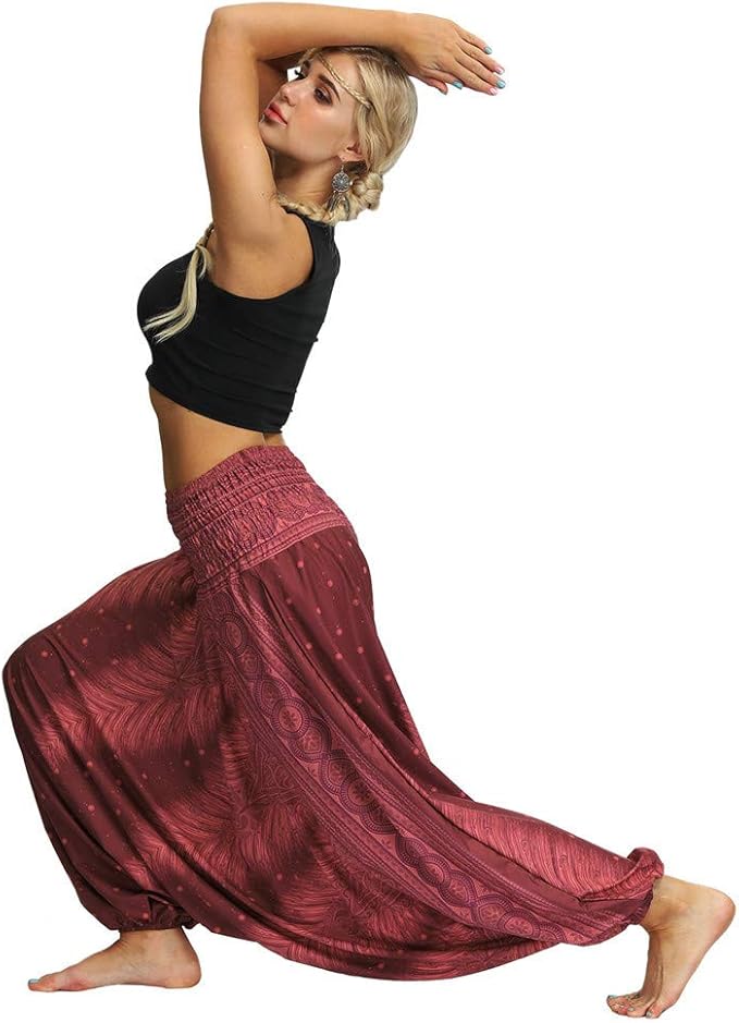 Romy | Printed Maxi Long Harem Skirt
