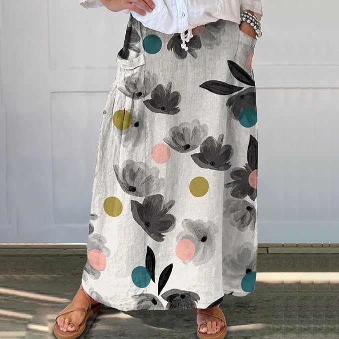 Lasaky | Colorful Maxi Long Skirt with Ultimate Comfort