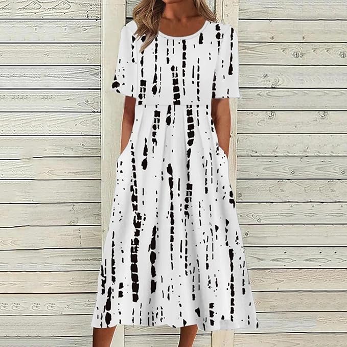 Mila | Lightweight Summer Floral Midi Dress