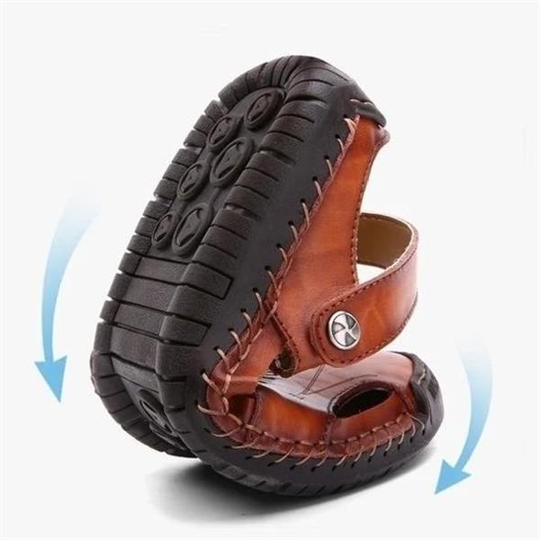 Lara | Comfortable Orthopaedic Leather Sandals for All-Day Support