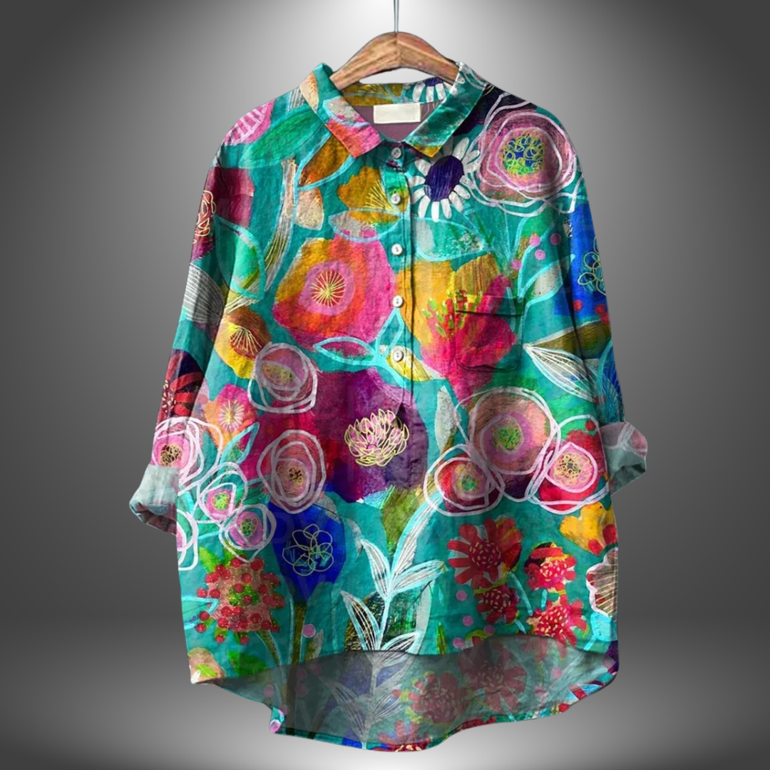 Ally | Beautiful Unique Floral Design Blouse for Women