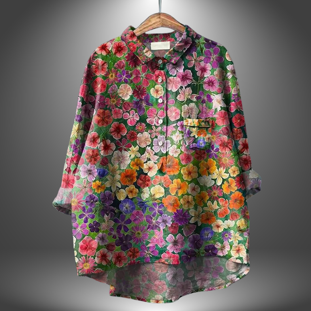 Ally | Beautiful Unique Floral Design Blouse for Women