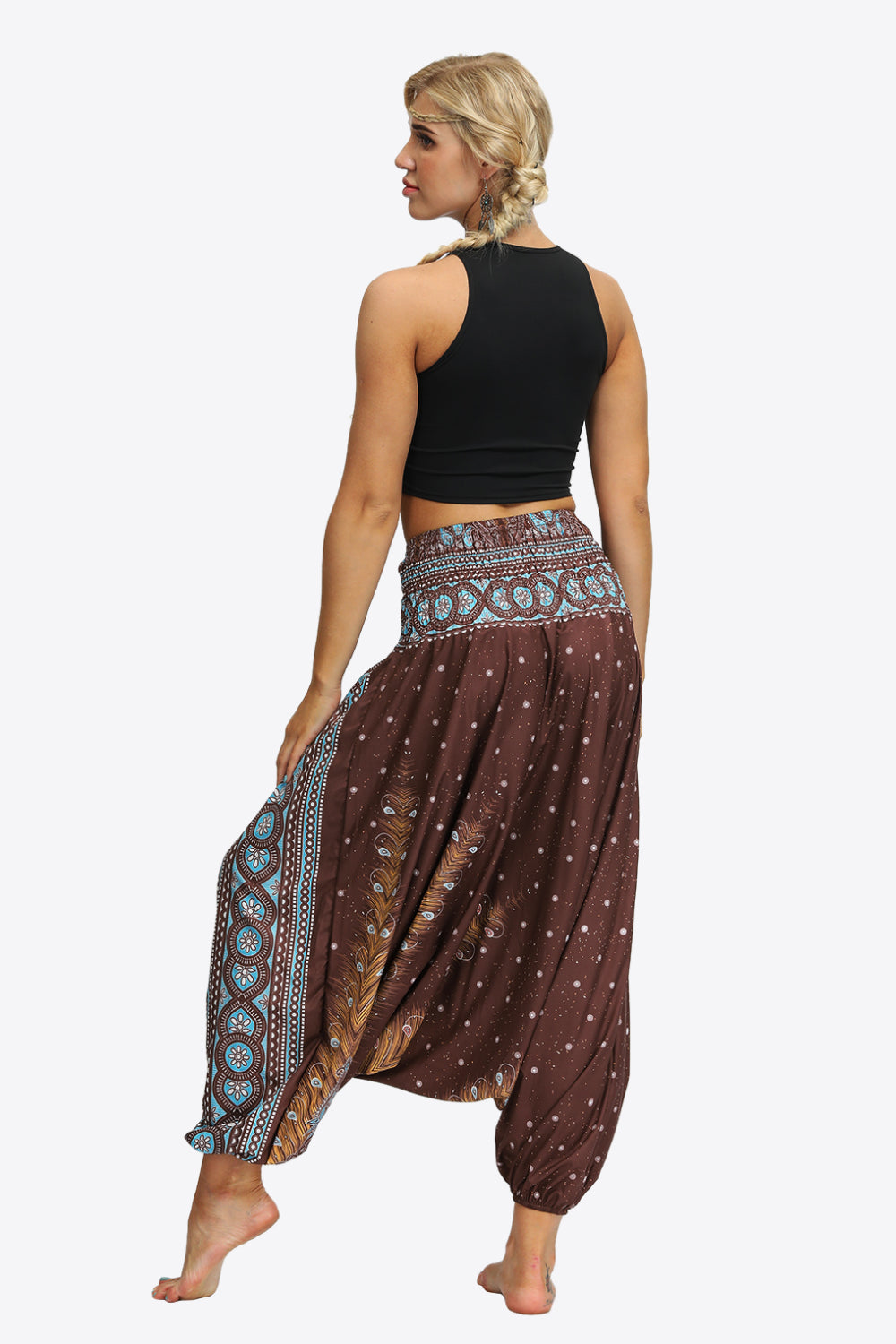 Romy | Printed Maxi Long Harem Skirt