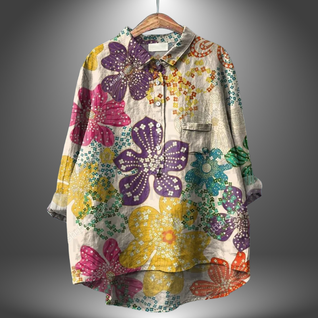 Ally | Beautiful Unique Floral Design Blouse for Women