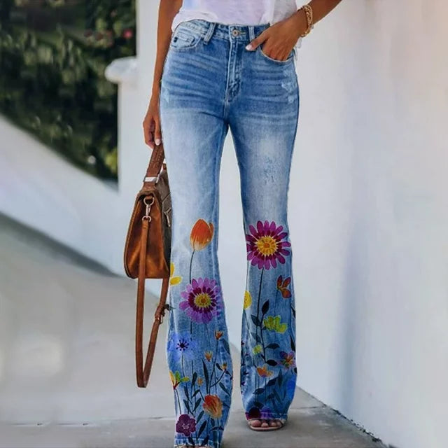 Ada | Stylish Floral Jeans for a Perfect Look
