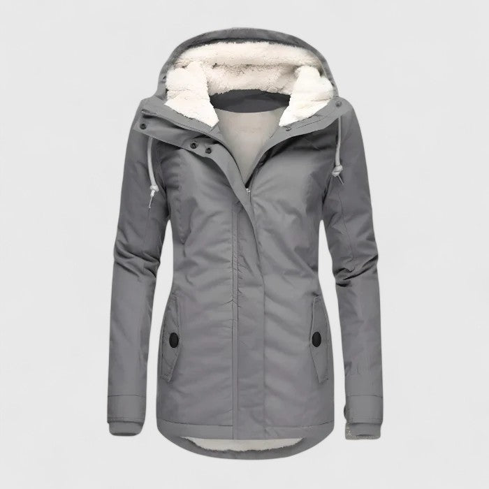 women waterproof jacket in stylish design for winter 0