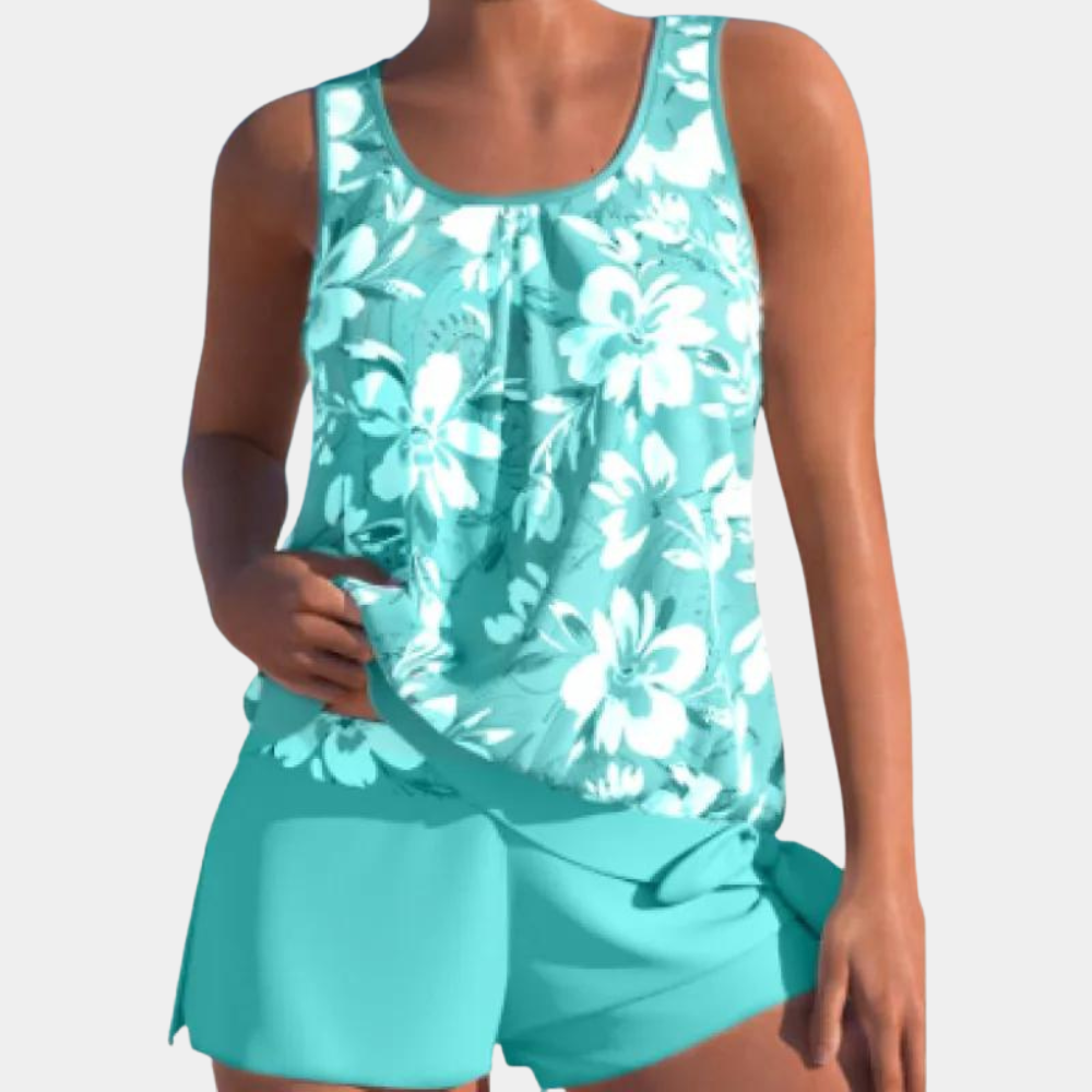 Belen | Stylish Floral Tankini Set
