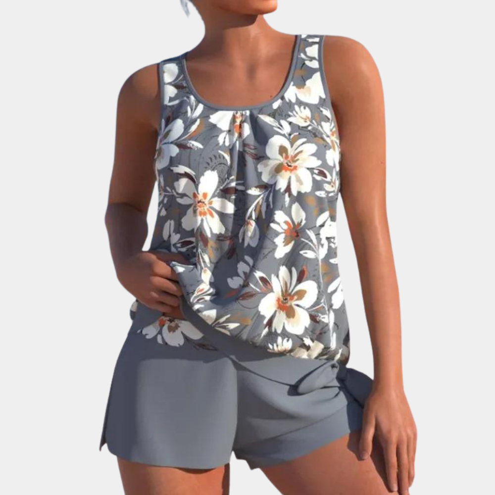 Belen | Stylish Floral Tankini Set