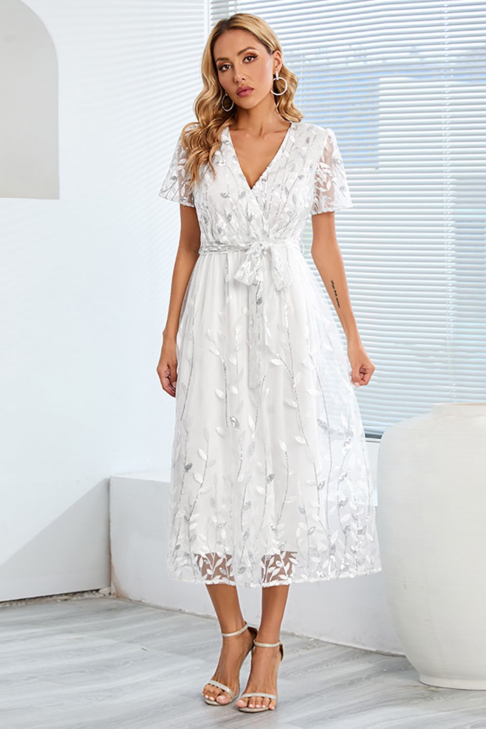 Amber | Stylish A-Line Casual Midi Dress