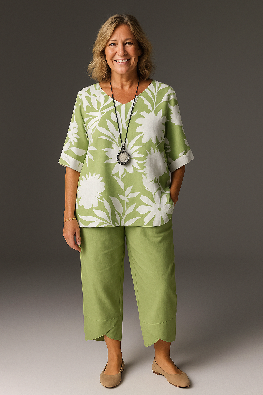 Cindy | Elegant Floral Summer Set for Any Occasion