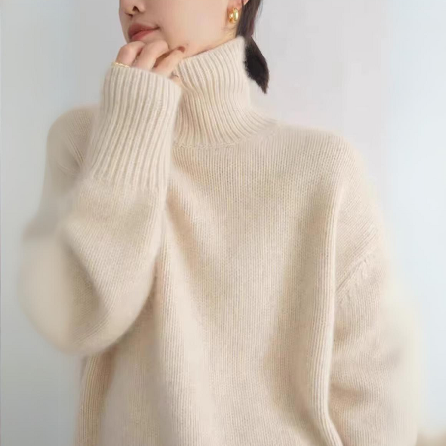 women turtleneck sweater in soft fabric for winter 4