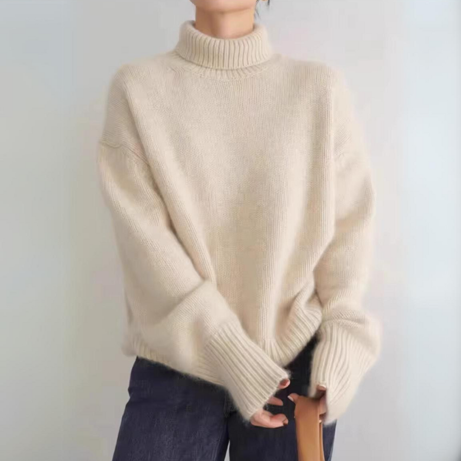 women turtleneck sweater in soft fabric for winter 6