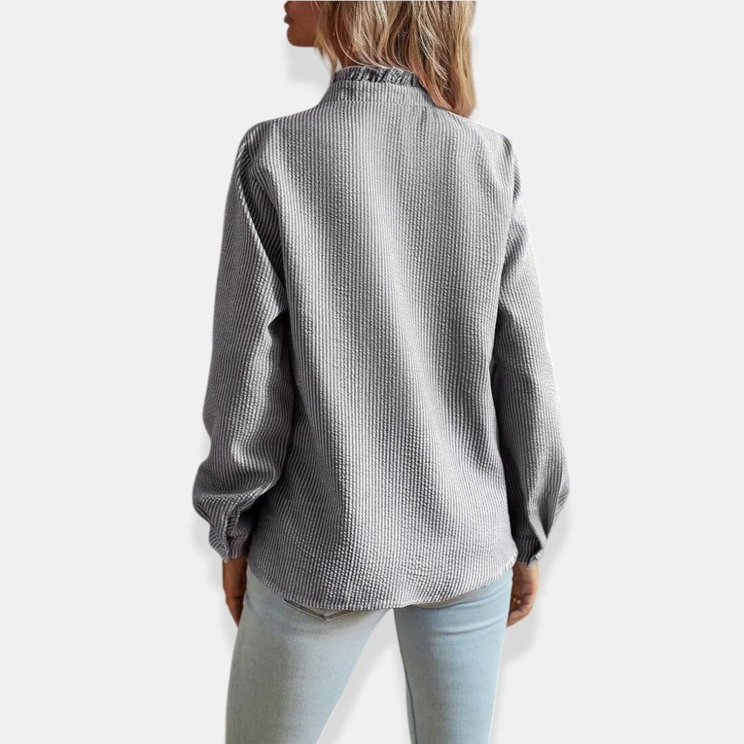 Alice | Classic Button-Front Blouse for Women