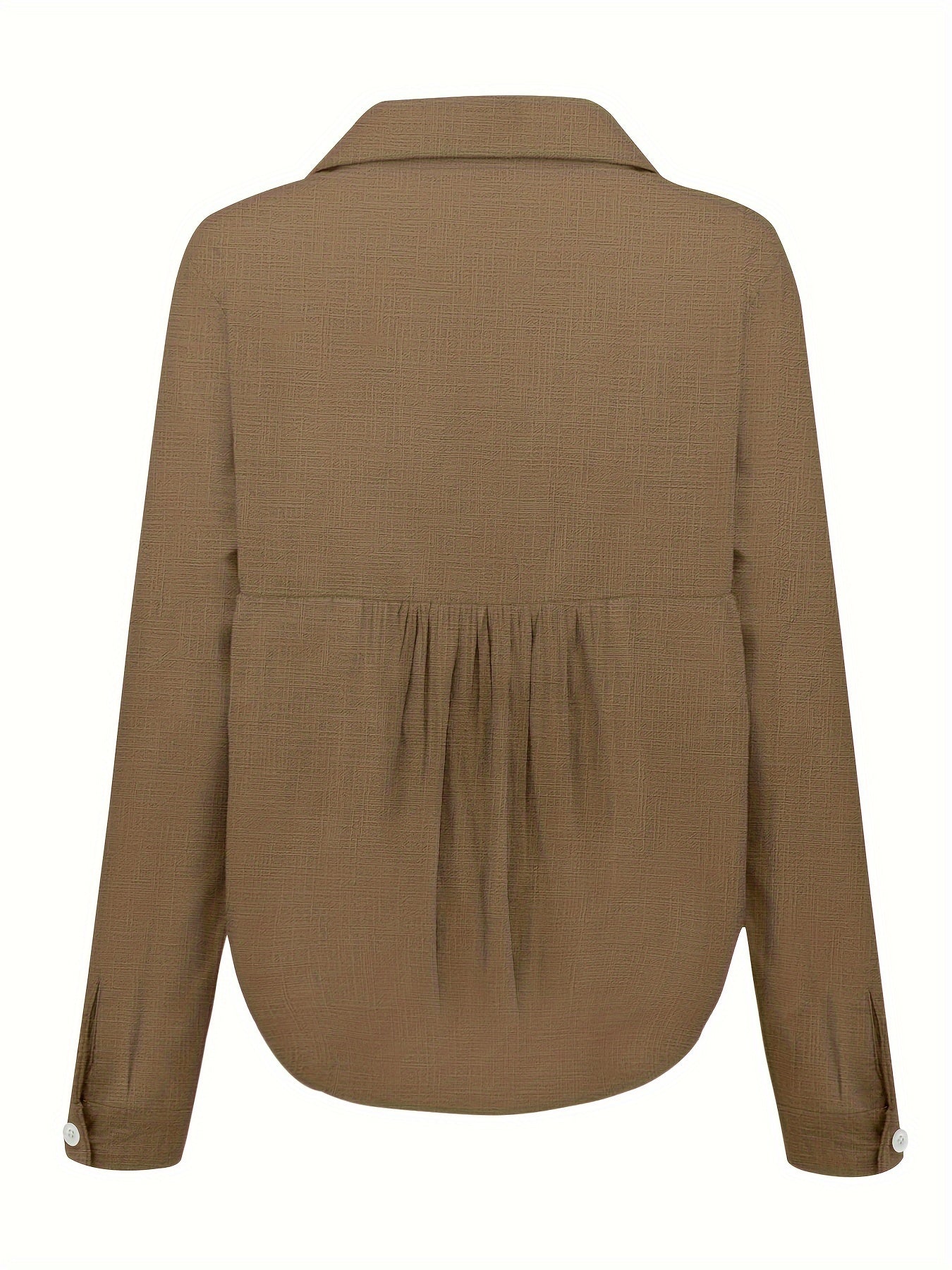Giana | Lightweight Linen Long Sleeve Blouse for Women