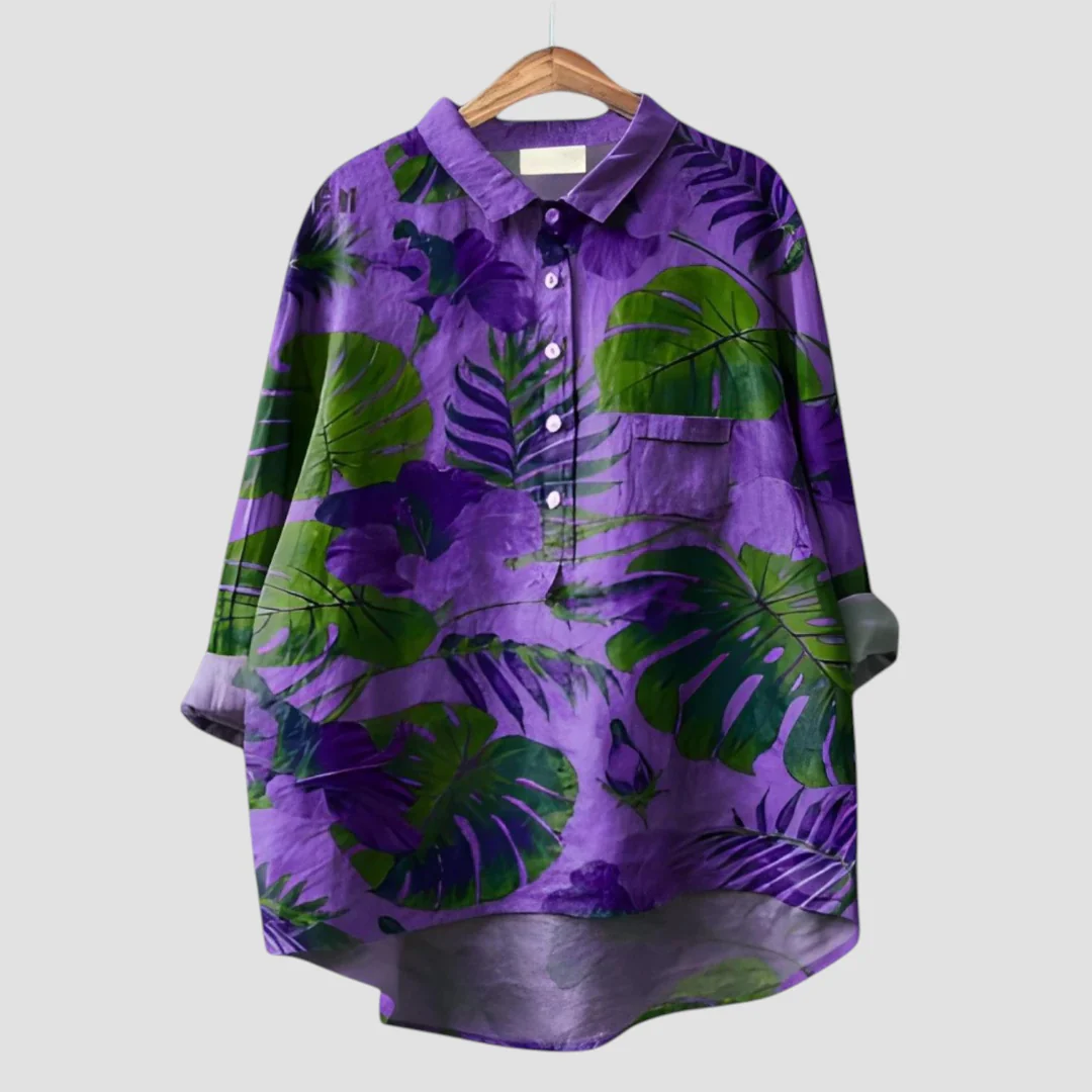 Bellina | Timeless Elegant Floral Printed Blouse for Women