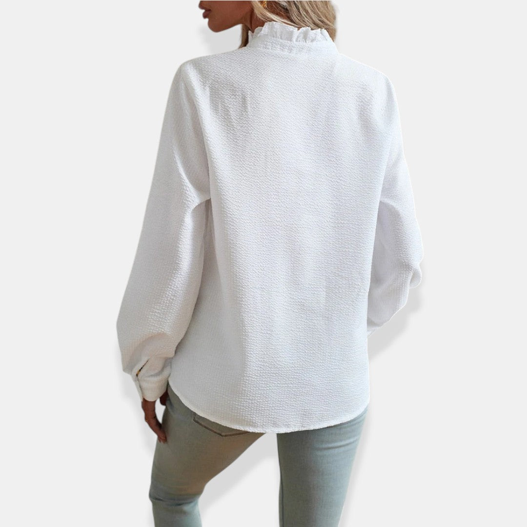 Alice | Classic Button-Front Blouse for Women