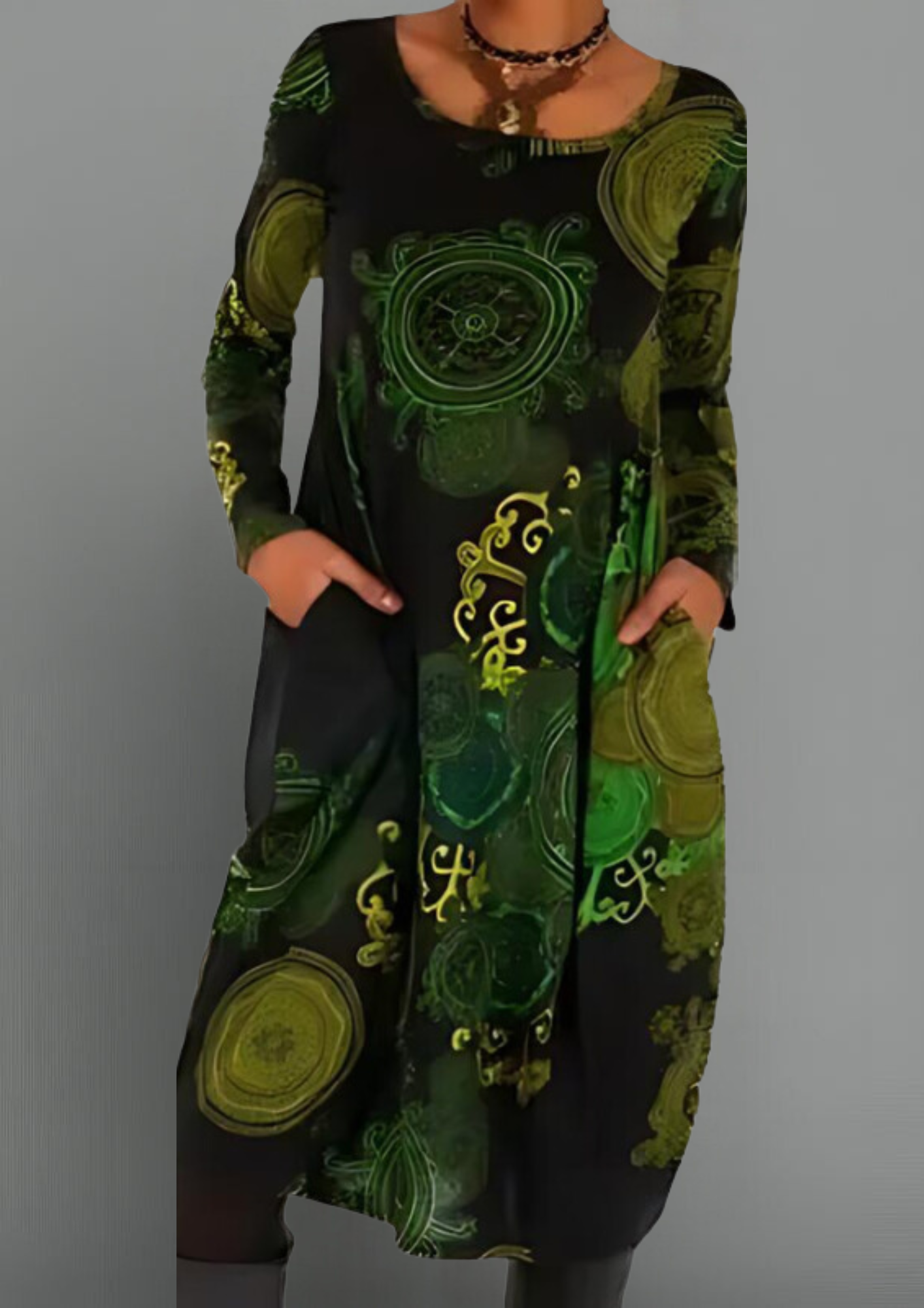 Bianca | Elegant Shiny Midi Dress