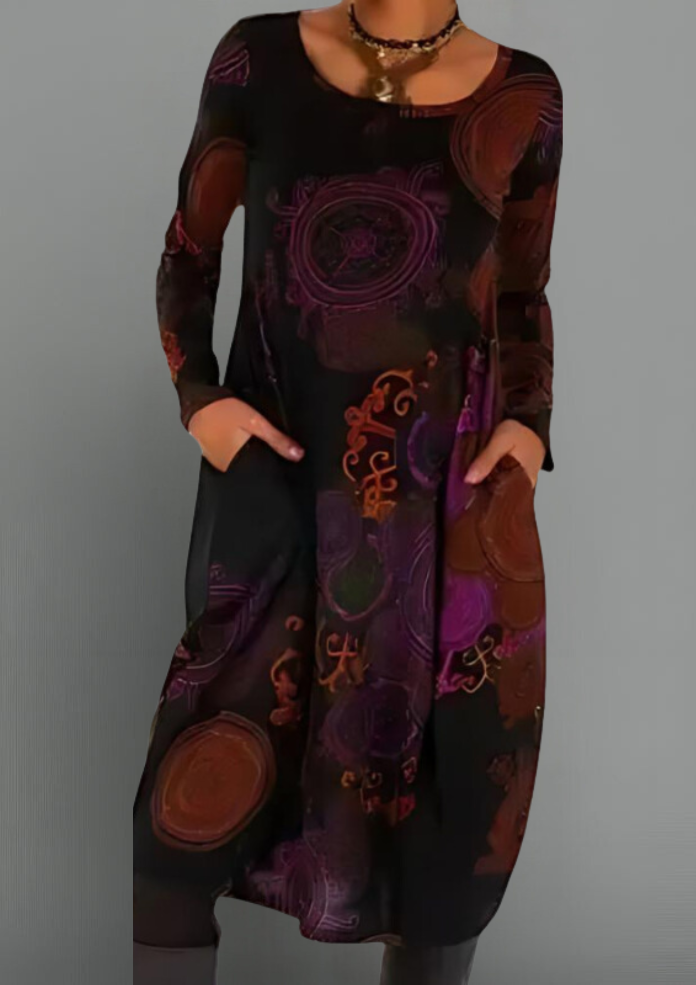 Bianca | Elegant Shiny Midi Dress