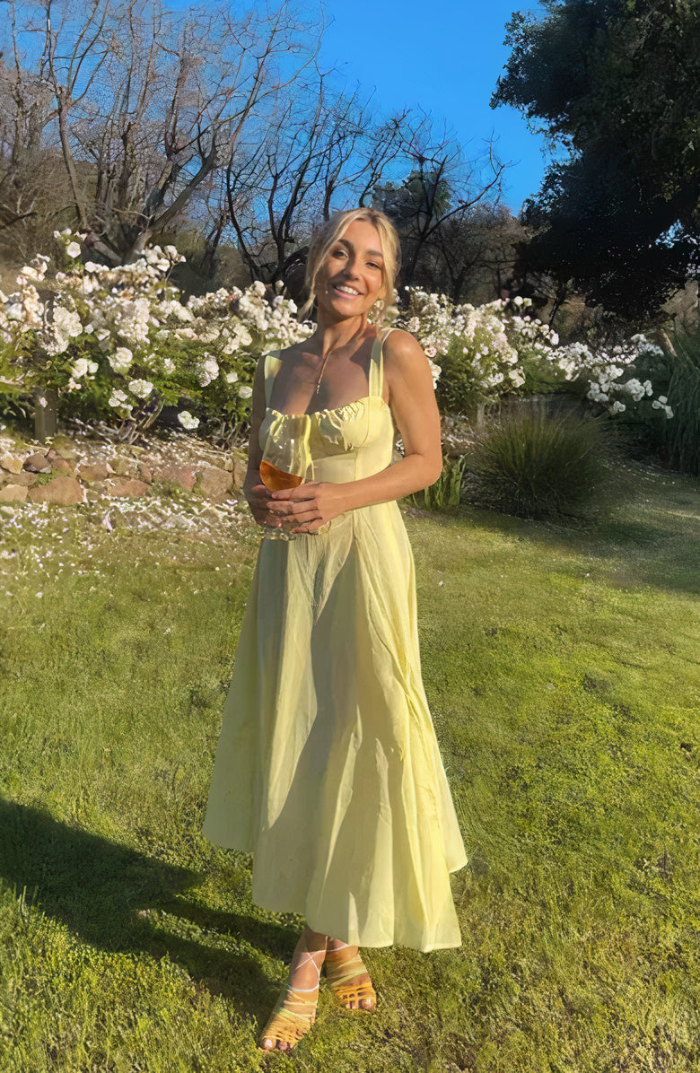 Nienke | Comfortable Fit Maxi Dress with Flower Pattern