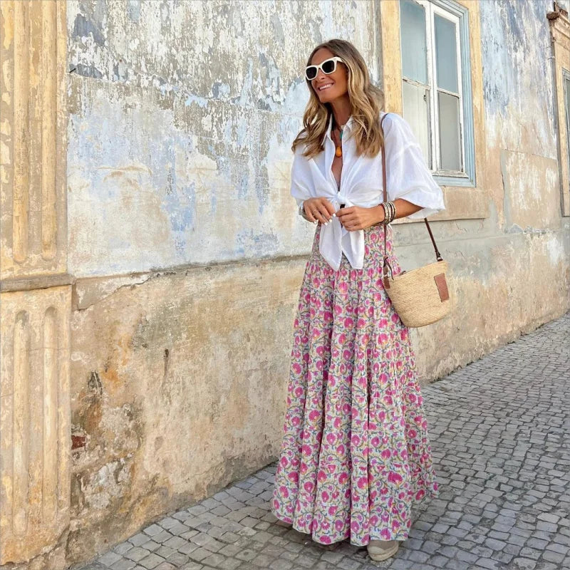 Emily | Stylish Boho Maxi Skirt for Summer