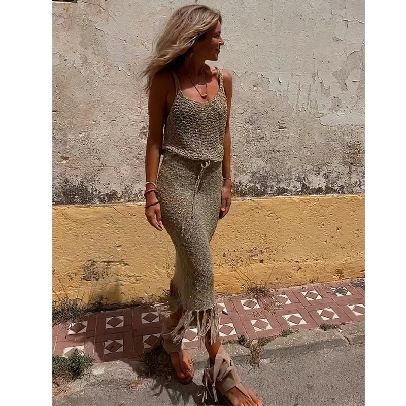Sara | Light Breathable Midi Dress Perfect for Ultimate Summer Comfort