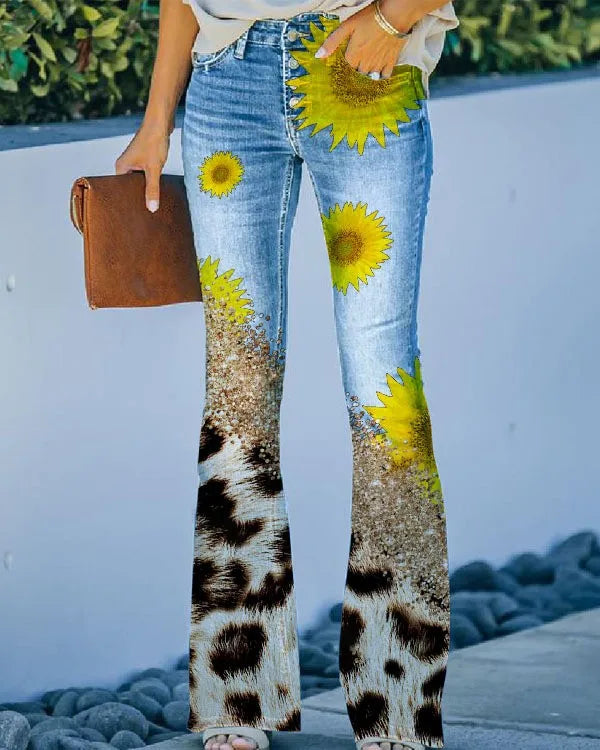 Ada | Stylish Floral Jeans for a Perfect Look