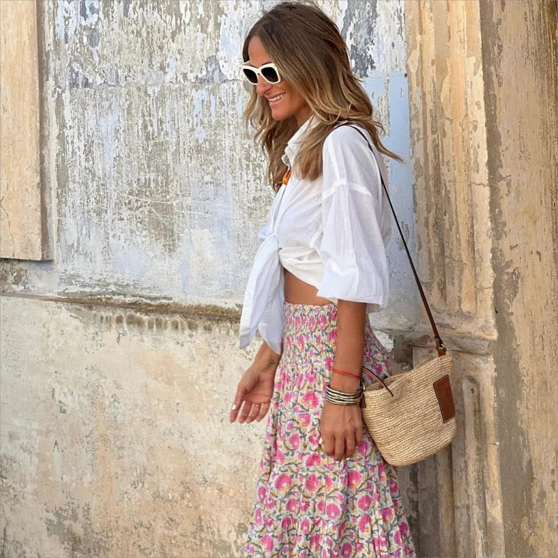 Emily | Stylish Boho Maxi Skirt for Summer