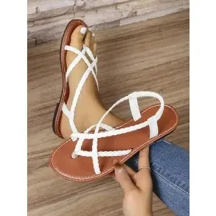 Madison | Stylish Flat Woven Sandals for Women