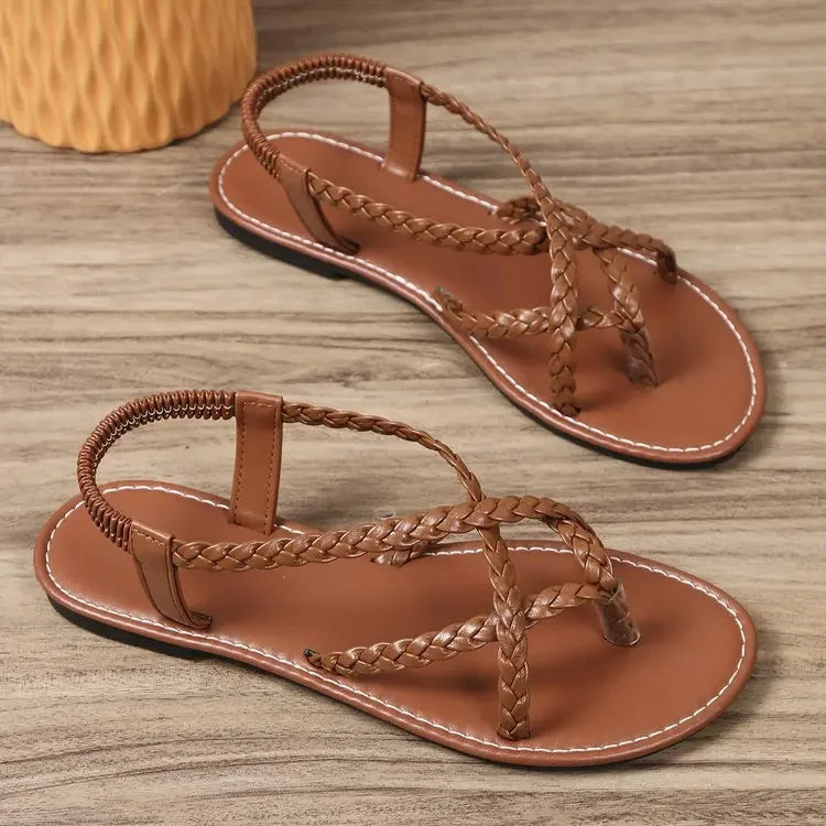 Madison | Stylish Flat Woven Sandals for Women