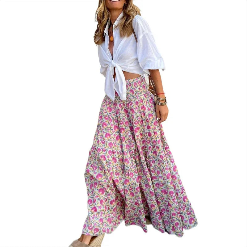 Emily | Stylish Boho Maxi Skirt for Summer