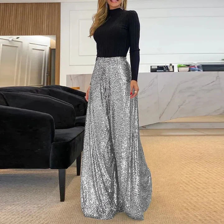 Dallas | Sparkling Sequin Trousers with Chick Elegance for Women