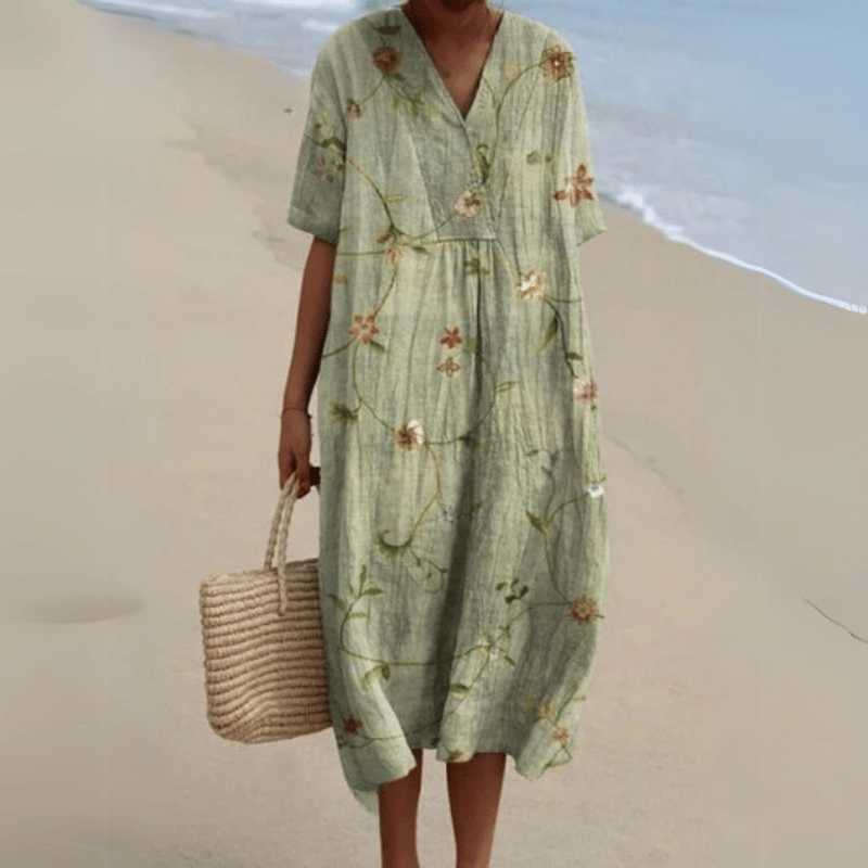 Maya | Stylish Summer Midi Dress, Perfect for Warm Weather