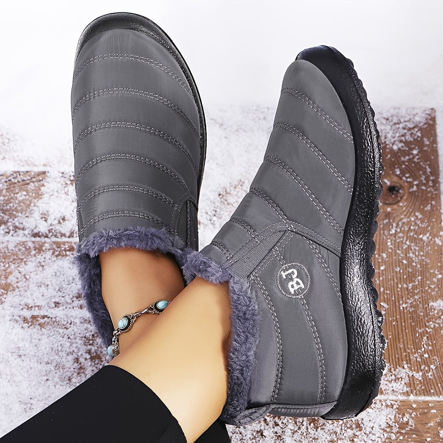 women slip-on boots in black for winter 7