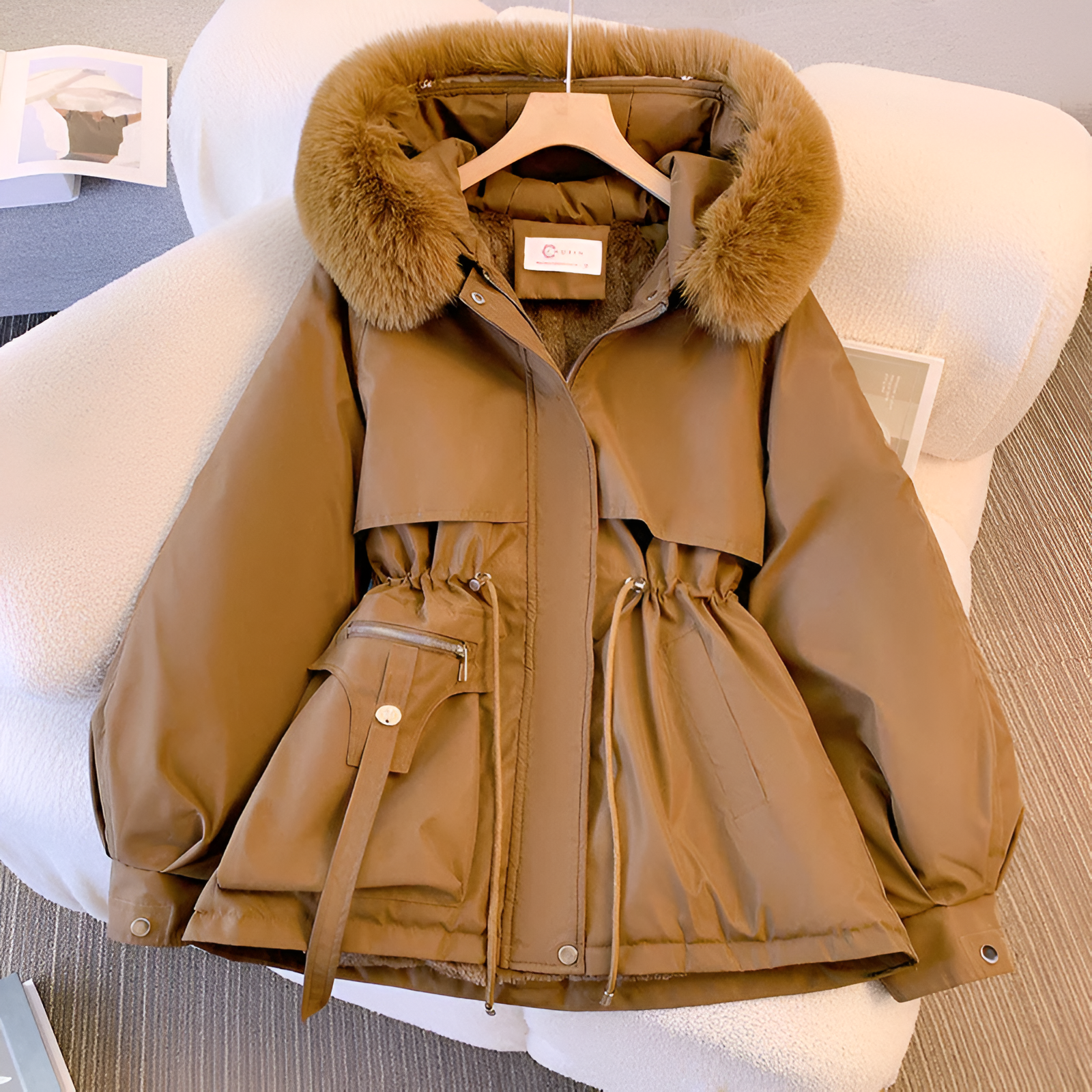 women winter jacket in stylish design for cold weather 3