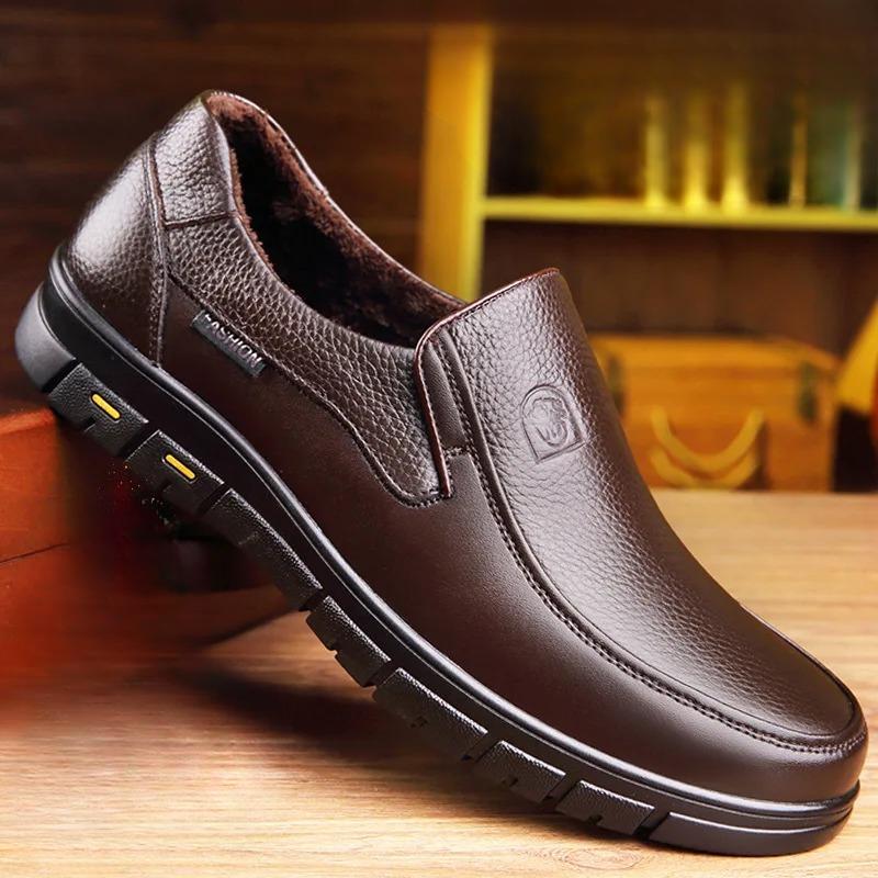 men leather loafers in brown for casual outings 6