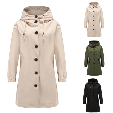 women trench coat in lightweight fabric for spring 4